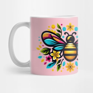 Flower Bee Mug